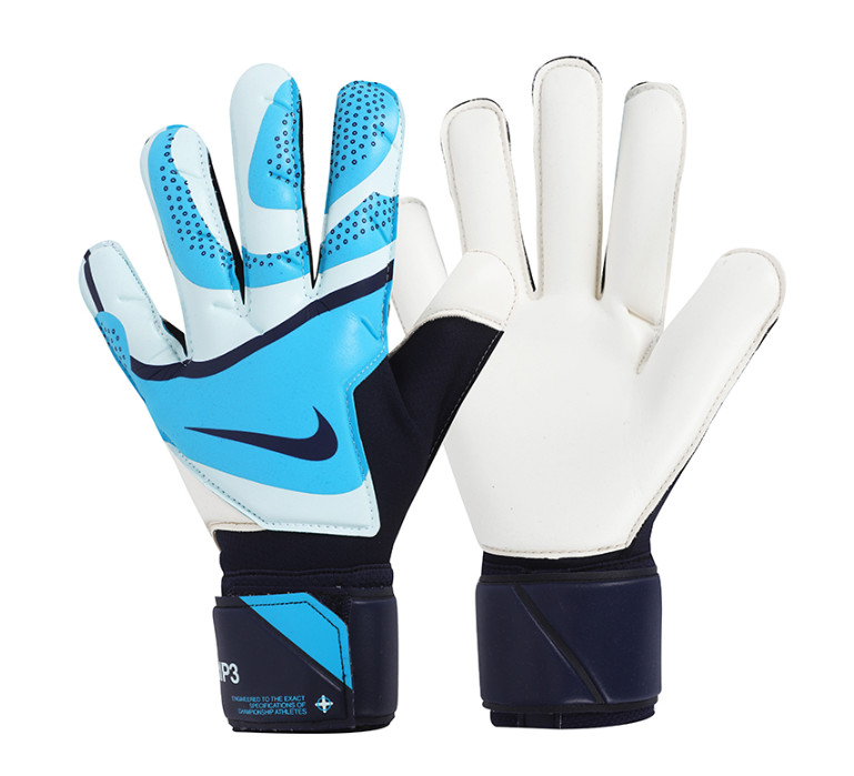 Перчатки Nike Goalkeeper Grip 3 для футбола Унисекс Футбольные перчатки синие NWT FB2998-420 16990₽