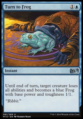 MTG Magic the Gathering Turn to Frog (81/298) Magic 2015 LP