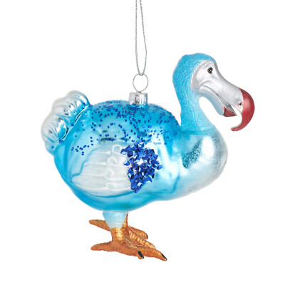 Dodo Vogel Urvogel Anhänger Weihnachten Glas Kugel Christbaumanhänger XmasLook
