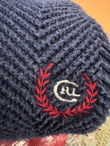 Chaps Ralph Lauren Navy Sweater Vtg Men's Size XL Logo Hand Framed Old Money - Imagen 5 de 12