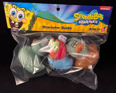 SpongeBob SquarePants - Character Ducks - Approx 2 1/2'' - 2 7/8'' High - 3 Pack B