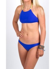 ZINKE Women's Ultramarine Blue Katie Ruched Bottoms 58 NEW