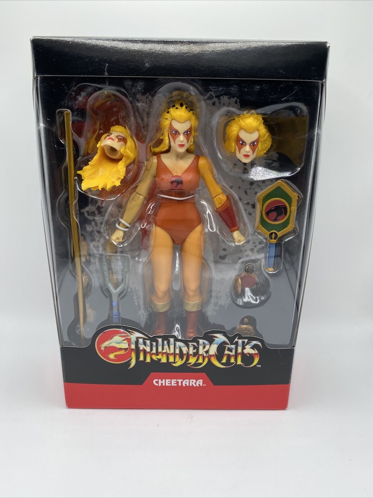 ThunderCats Ultimates Cheetara 7" Super7 Action Figure w/ Weapons / Head Sculpts