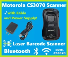 ✅Motorola Symbol CS3070 Bluetooth Barcode Scanner CS3070-SR10007WW, w/ Cable!🔥⭐