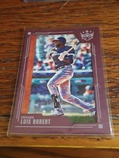 Luis Robert SP Purple Parallel Chicago White Sox 2022 Diamond Kings