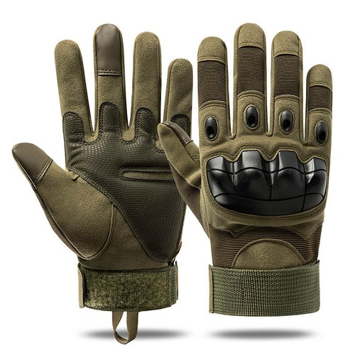 Guantes tácticos de dedo completo para hombre ejército militar airsoft equipo de protección de paintball - Imagen 16 de 18