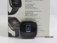 Fitbit Sense Advanced Activity Tracker Smartwatch - Carbon/Graphite [DJ448]