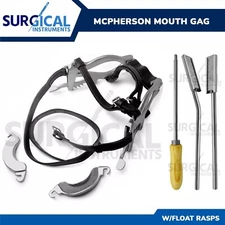 Equine Dental McPherson Speculum Horse Mouth Gag with Float Rasp German Grade