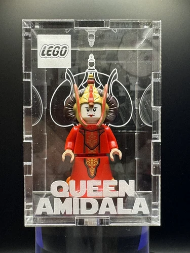 LEGO Queen Amidala Minifigure Display Case, CASE ONLY!! Custom Made.