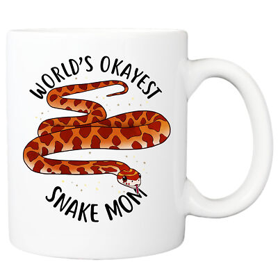 Corn Snake Coffee Mug Cute Snake Lover Gift Funny Reptile Mug World's Best Mom