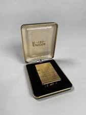 Gold 180 Unicon Butane Gas Lighter with Original Box