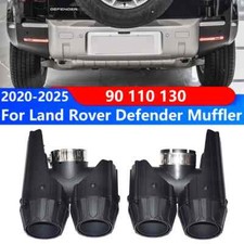 Exhaust Pipe Muffler Square Tip Nozzle for Land Rover Defender 90 110 130 20-25