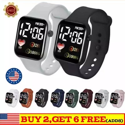 Digital Watch Waterproof Kids Watch For Children Boys Girls LED Wrist Watch