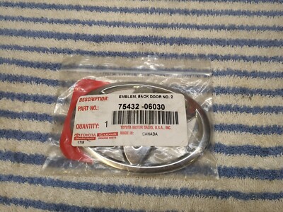 2006-22 Toyota Emblem Logo Badge 75432-06030 Genuine OEM