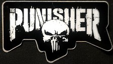 PUNISHER STICKER "SKULL" 3 3/8 X 1 7/8" GLOSSY THICK WATERPROOF OUTDOOR USE