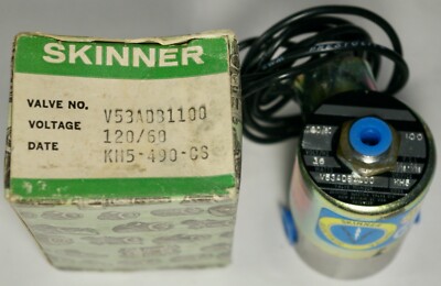 SKINNER Solenoid Valve V53ADB1100 100ps 120V-60Hz Coil KH5 Orifice 