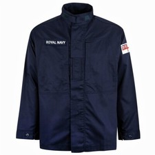Royal Navy Warm Weather Blue AWD  No4 Working Jacket Fire Resistant Unissued