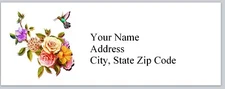 Personalized Address Labels Cute Hummingbird Bird  (bx 267)