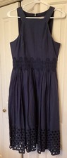 Vince Camuto Dress Sz 6 Navy Blue