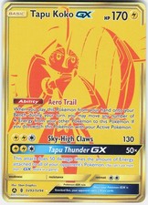 Tapu Koko GX SV93/SV94 Secret Rare Hidden Fates Shiny Vault Pokemon Holo NM on eBay