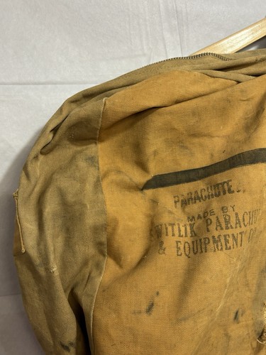 WW2 Parachute Bag US Army Air Force Aviator Pilot Kit Field Gear AN6505 Flight - Picture 6 of 21