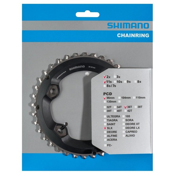 Shimano Kettenblatt FüR Kurbel Slx FC-M7000 4-Arm, 11-Fach, 36 ZäHne-image