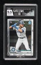 2020 Bowman Chrome Kyle Lewis (Batting) #90 HGA 9.5 GEM MINT 0ja3