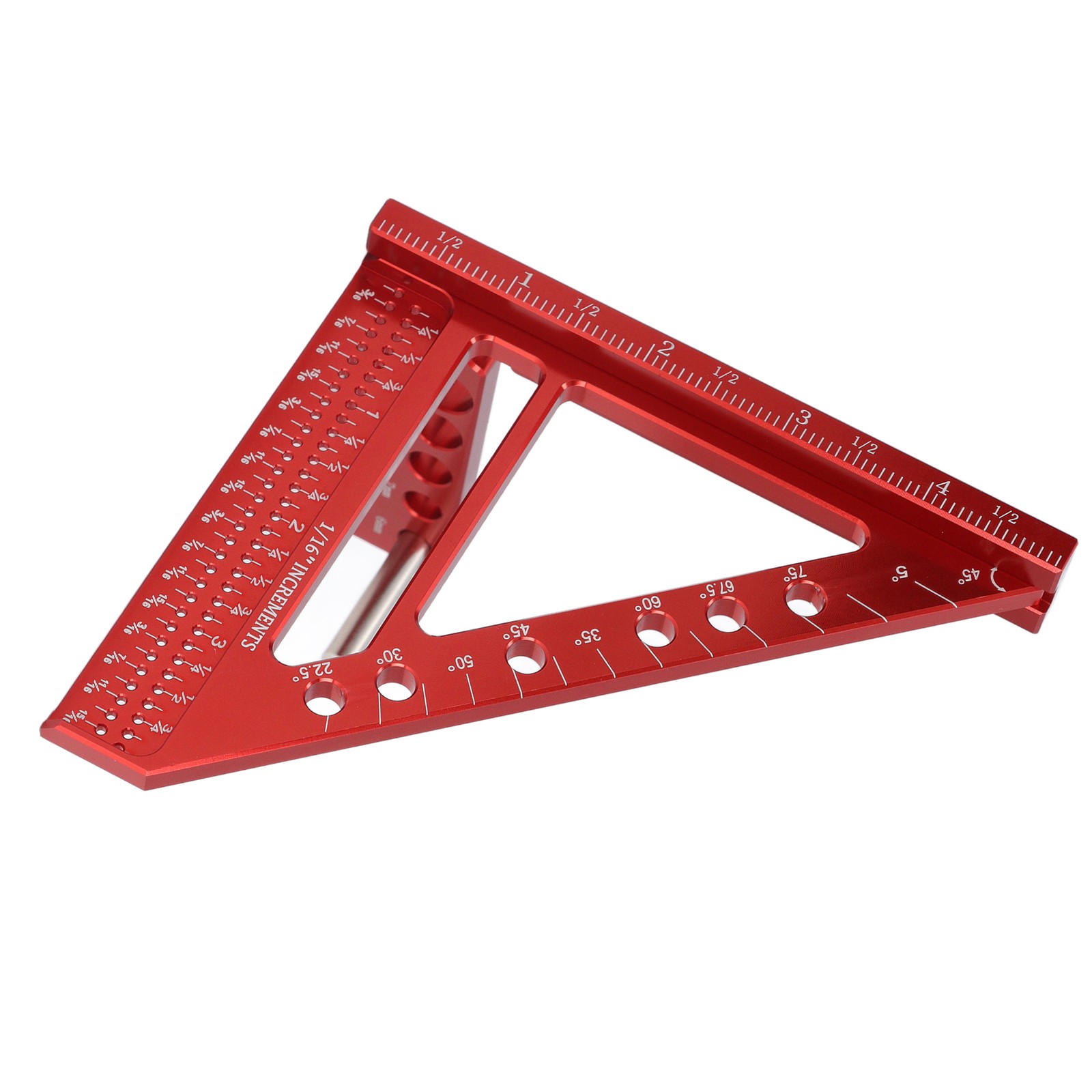Aluminium Alloy 90 Degree Measuring Ruler Precise Angle For Woodworking Popular