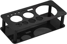 Professional Cocktail Shaker Stand, Bartender Kits Storage Black 