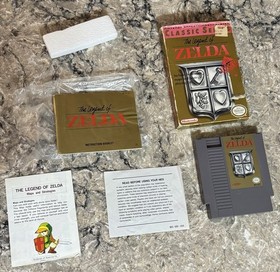 The Legend Of Zelda Para Nintendo NES Completo En Caja Con Insertos Probado Funcionando