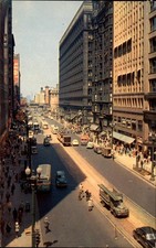 State Street Chicago Illinois vintage postcard x101