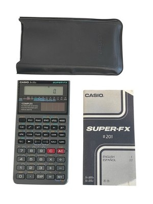 Casio FX-115D Vintage Super-FX Scientific Calculator with Case and Manual