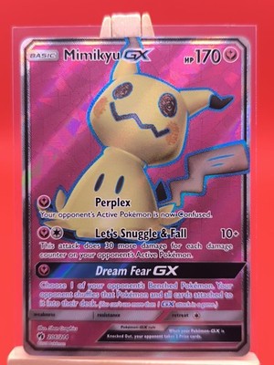 mimikyu pokemon card gx Mimikyu GX 2018 Pokemon Fairy Rise JPN 054/050 Super Rare main image 1