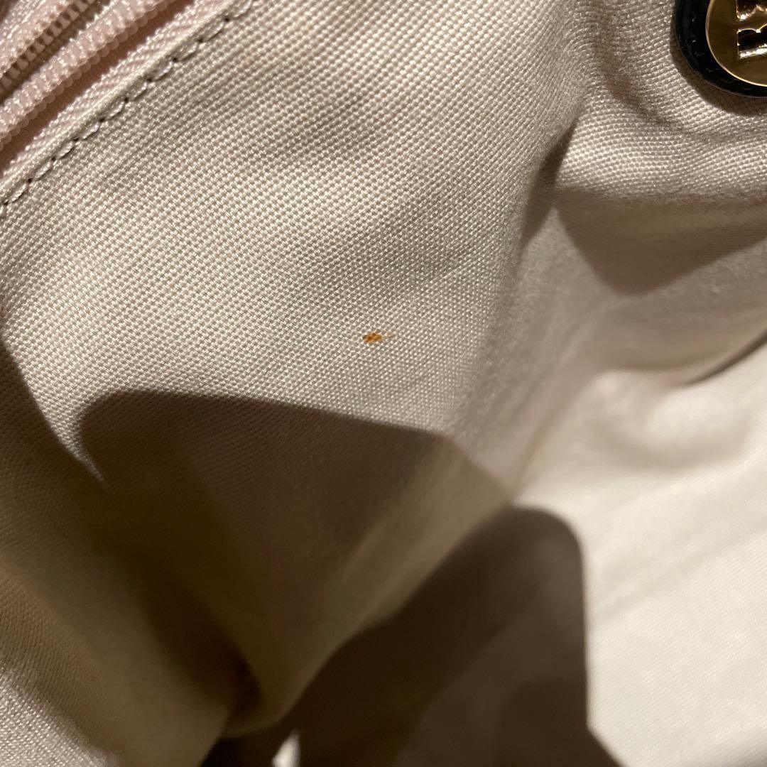 Tory Burch Ella Tote Bag Handbag Nylon Leather Black Women's From Japan thumbnail 9