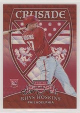 2018 Panini Chronicles Crusade Ruby Wave Prizm 119/199 Rhys Hoskins #3 2t9
