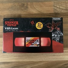 Paladone Stranger Things VHS Tape Desk Light Netflix Red Glow USB/aaa batteries 