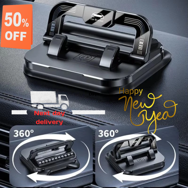 Car Phone Mount with Strong Suction Cup – 360 °   Rotation, Adjustable Viewing A-image