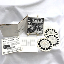 VTG Sawyer's View-Master Batman 3 Reels Only Booklet Catalog Coupon - B492