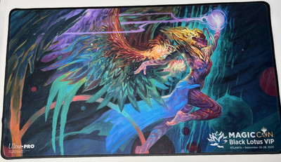Magic MTG MagicCon Atlanta 2025 Black Lotus VIP Playmat Exalted Sunborn - New