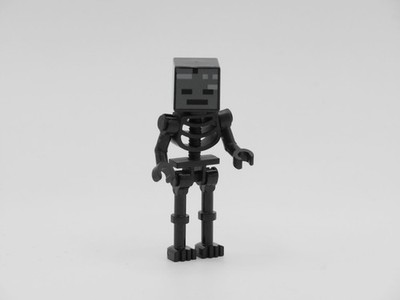 LEGO  Minecraft: Minifigur - min090 - Wither Skeleton - Bent Arms