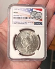 1922 MS 62 Silver Peace Dollar