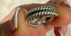 David Yurman Cable Loop Band Ring in Sterling Silver with 18k Gold size 7 — photo 4