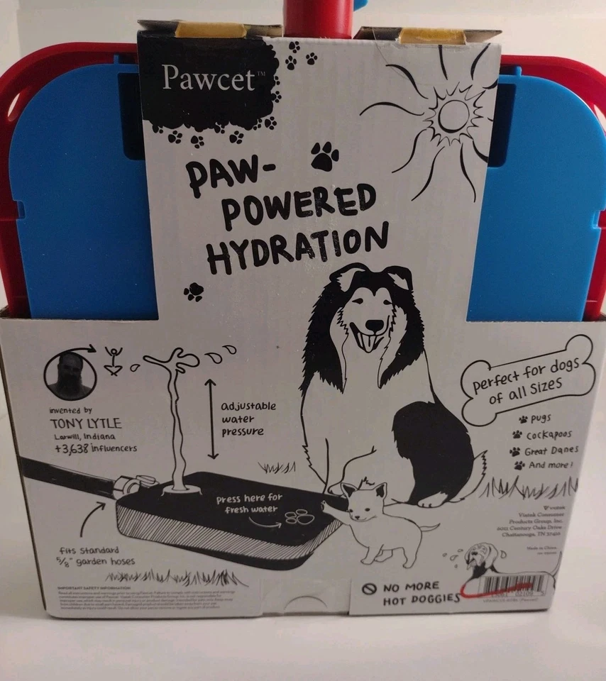 Quirky Pawcet Drinking Fountain for Dogs, 9" L X 11.5" W X 1.5" H - Image 2 of 3