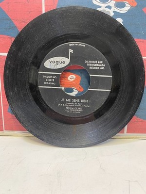 VINYLES : 45 TOURS: VOGUE: PETULA CLARK/ ELLE EST FINI/JE ME SENS BIEN