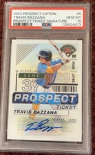 2024 Prospect Travis Bazzana Ticket Auto PSA 10 GEM MT 🔥 RC