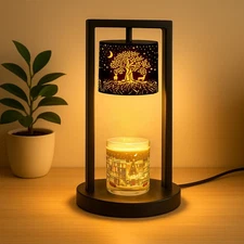Candle Warmer Lamp with Timer Wax Melt Warmer for Scented Jar Candles Candle ...