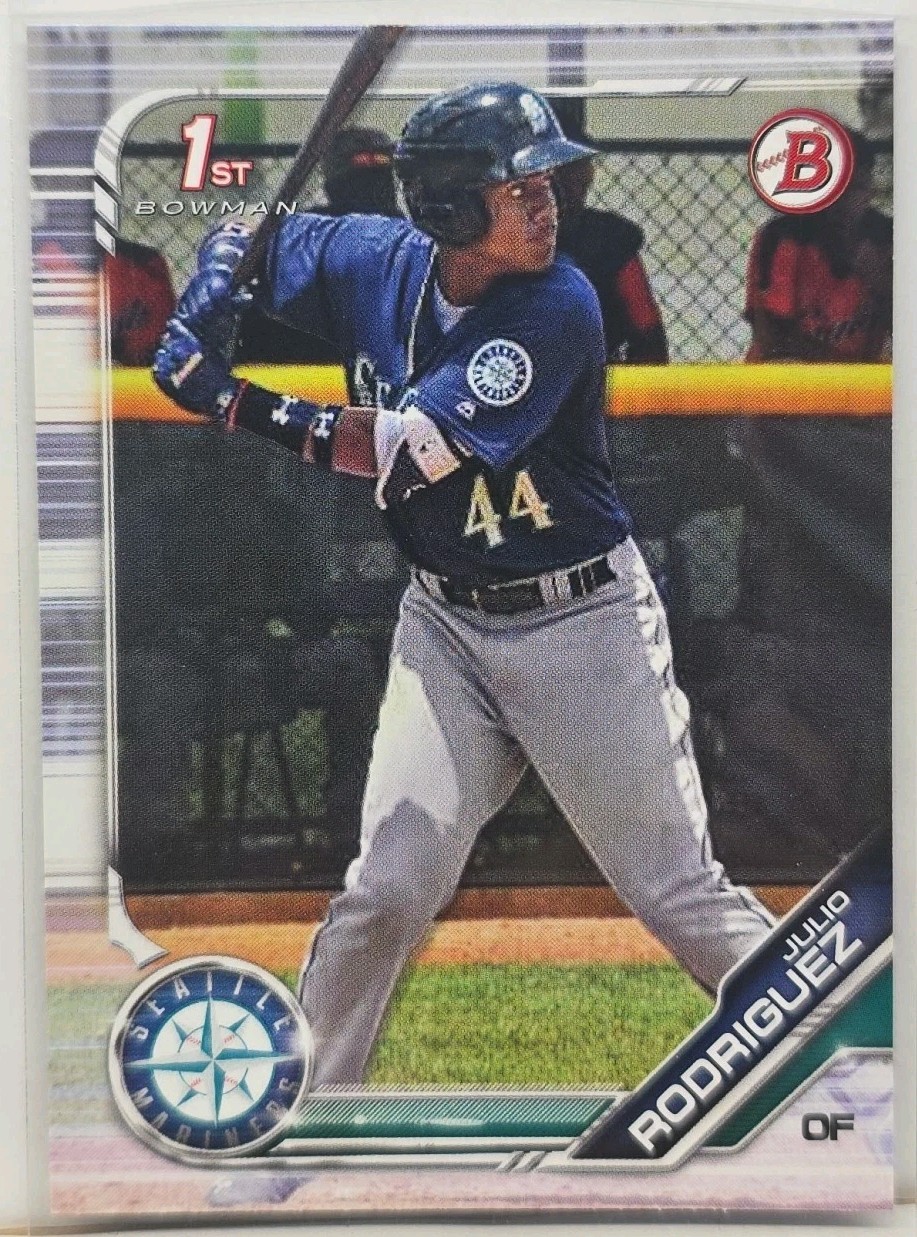 2019 Bowman Julio Rodriguez #BP-33 (RC) Prospect Mariners