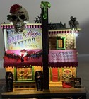 Lemax Spooky Town The Skull And Rose Tattoo Studio #15751