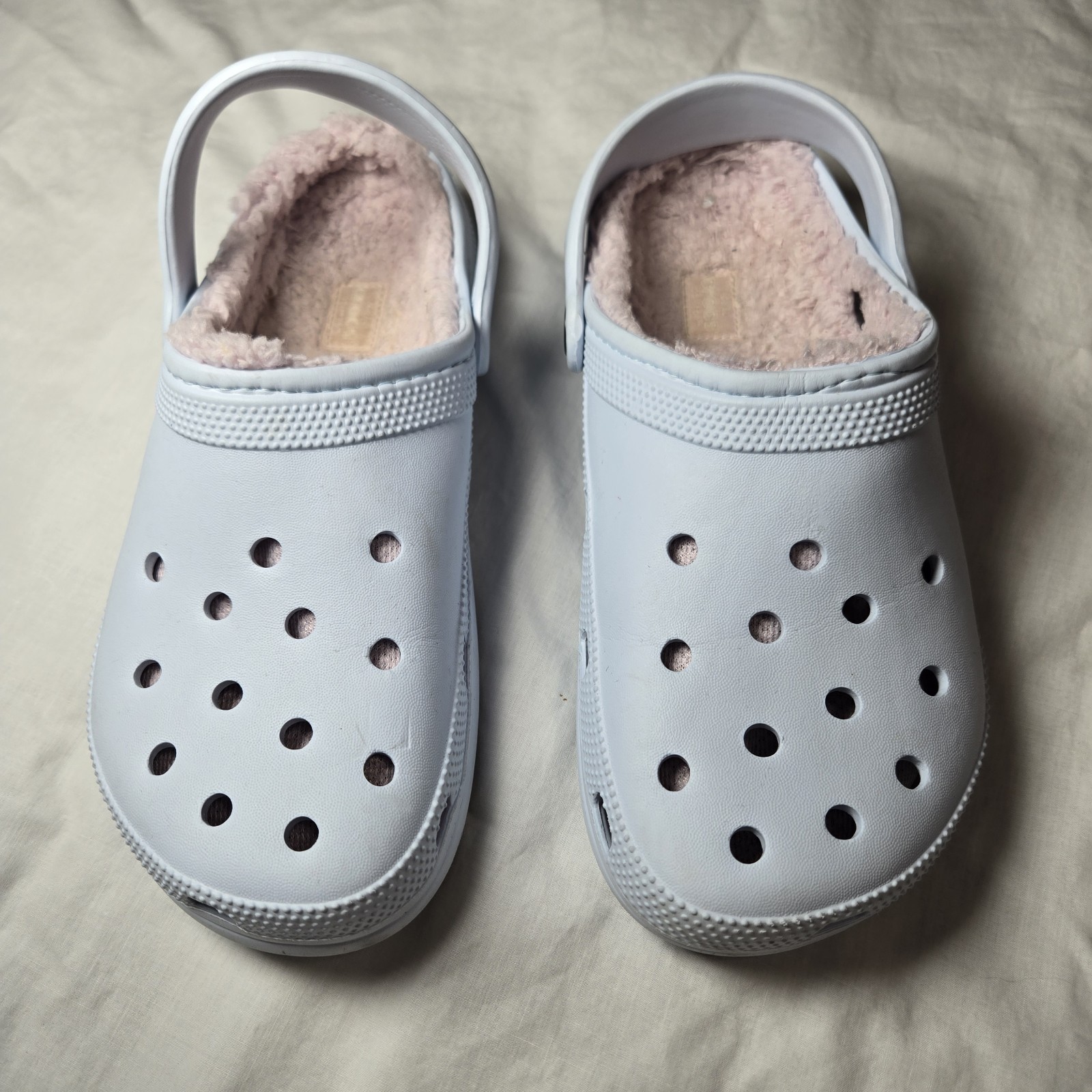Crocs Unisex Classic Lined Clogs  M7/W9 EUC Slip On
