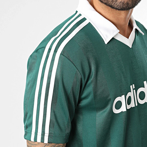 Adidas Originals Maglia Uomo Archivio Collare Engineered JSY TRIFOGLIO KE3582 - Foto 9 di 12